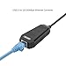 Unitek USB 2.0 to RJ45 LAN Wired Gigabit Ethernet Network Adapter and Supported 10/100 Mbps Ethernet for MacBook Air, MacBook Pro, Surface Pro (Black)