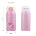 Kids Water Bottle Thermoses Unicorn Water Bottle Cup Metal Stainless Steel Vacuum Insulated Water Flask for School Kids Girls Lunch Box Leak Proof BPA Free No Straw - 12oz (Pink)