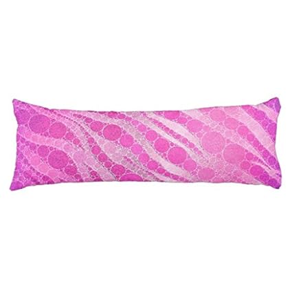 Amazon Com Throw Pillow Case Hot Pink Zebra Long Body Pillow