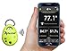 Kestrel Drop D2AG Livestock Heat Stress Monitor, Hi-Viz Green