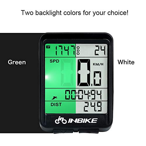 image for BNHT Cycling Computers Odometer Bike Speedometer Waterproof Wireless S