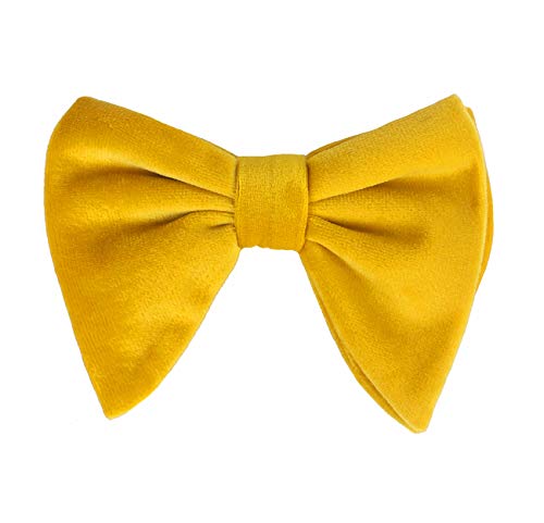 LEVAO Velvet Bow Tie RB002 K Yellow