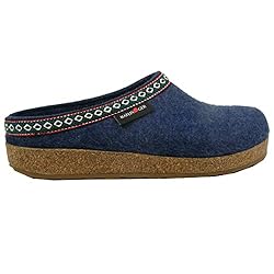 HAFLINGER GZ Clog, Cap Blue, 11 Women/9 Men M US