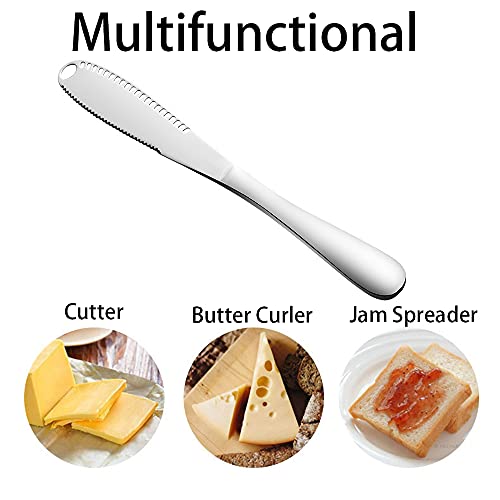 Butter knife, Stainless Steel Butter knife Spreader 2pcs Silver Butter