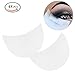 MLMSY Professional 48 Pcs White Color Soft Lint Under Eye Lip Patch Pad Sticker Tapes False Eyelash Eye Lashes Extension Makeup Tool Lip Powder Holder (48 Pcs)