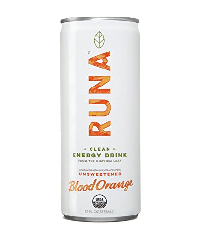 RUNA Organic Clean Energy Drink from the Guayusa Leaf, Blood Orange, 12 Fluid Ounce (Pack of 12)