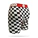 PSD Underwear Mens Red Rose Checkers Athletic Boxer Briefs, Red, x Large