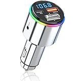 Bluetooth 5.3 FM Transmitter for Car, Wireless FM