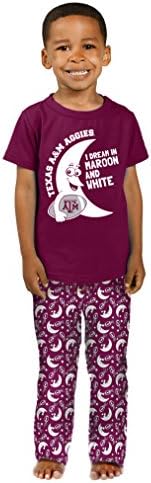 NCAA Texas A&amp;M Aggies Boys Infant I Dream Pajama Set, 12-18 Months, Maroon