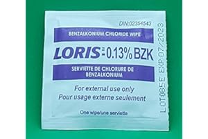 Lingettes de nettoyage des plaies, antiseptiques, emballées individuellement Tampon au benzagonium Paquet de 100