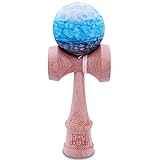 Rubberized Ocean Marble Kendama With Extra String
