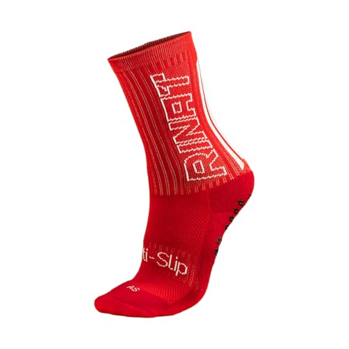 RINAT Calcetines antideslizantes Pack 2 Unisex Rojo Talla S