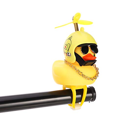 BKpearl 4 Pack Duck Bike Bell, Cute Bicycle Bell Kids Bike Horn for Kids Toddler Children Adults Sport Outdoor