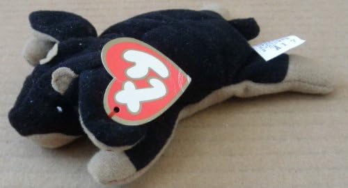 TY Teenie Beanie Babies Doby Doberman Dog Stuffed Animal Plush Toy