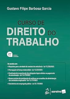 Livro Curso de Direito do Trabalho - 21ª Edição 2026