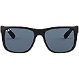 Ray-Ban RB4165F Justin Low Bridge Fit Rectangular Sunglasses