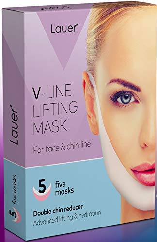 V Shaped Slimming Face Mask Double Chin Reducer V Line Lifting Mask Neck Lift Tape Face Slimmer Patch For Firming and Tightening Skin
