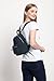 Lily & Drew Nylon Mini Casual Travel Daypack Backpack Purse (Small Black)