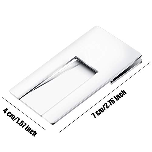 Stainless Steel Foldable Cigar Holder Cigarette Display Shelf Cigar Stand Rack for Cigarette Supplies, Silver (3 Pieces) - Thumbnail 2