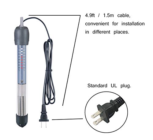 2 HITOP+Aquarium+Reptiles+Thermometer+50W+Grey