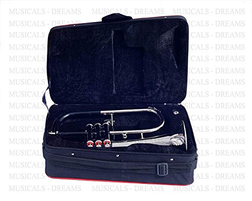 SAI MUSICAL FLUGEL HORN black & nickel 3 VALVE Bb - Thumbnail 3