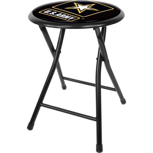 United States Army Cushioned Folding Stool, 18"