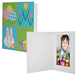 4x6 Easter Bunny Quad Photo Folder - 100 Pack