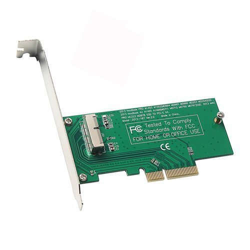 LeHang SSD to PCI-E 4X Adapter for 2013 2014 2015 2016 2017 Air A1465 A1466 Pro A1502 A1398 MD712
