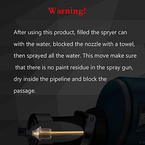 Paint Sprayer Electric HVLP Airless Paint Gun with 3 Spray Patterns, 3 Chrome-Plated Nozzle Sizes, Adjustable Valve Knob, 900ml Detachable Container from FUJIWARA