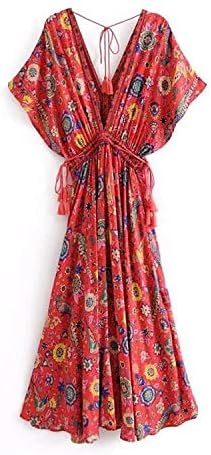 sachin and babi light blue dress bohemian attire for women hawaiian outfit for women Cotton silk dress  extended large dress summer vacation beach dress floral foreign style high  waist knee-high meat skirt
