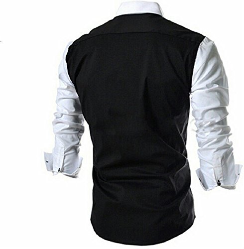 pearl ocean men's satin shirt (black)