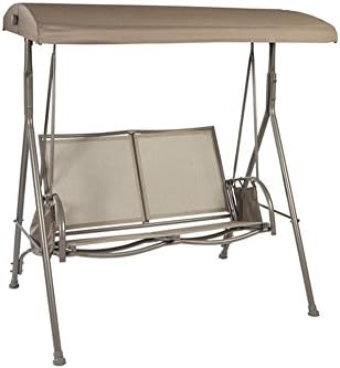 The Outdoor Patio Store Replacement Canopy for Lowes Garden Treasures 2-Seat Steel Sling Swing #SS-909E-1N