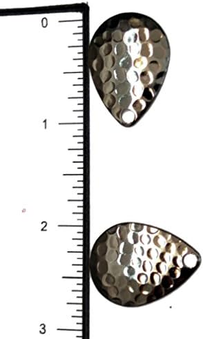 CTR Jigs Colorado Hammered Spinner Blades # 3 - 50 pack