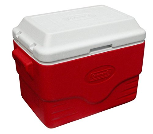 Coleman 42-Quart Cooler without Hinges, Red