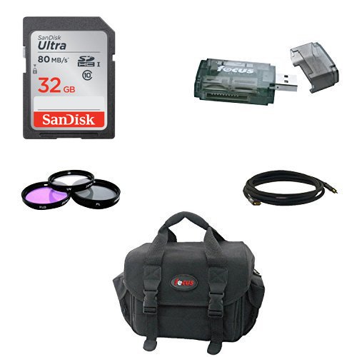 Canon EOS Rebel T6i Digital SLR with EF-S 18-55mm f/3.5-5.6 IS STM Kit Lens and Canon EF-S 55-250mm f/4-5.6 IS STM + Slave Flash + 58mm Wide Angle and Telephoto Lenses + 32GB Deluxe Accessory Bundle - Thumbnail 3