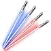Lightsaber Chopsticks Light Saber Chopsticks Light Up Chop Sticks Reusable Funny Gift for Party (2 pairs, Blue Red)