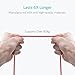 Anker Powerline+ Lightning Cable (3ft), Nylon Braided Charging Cable for iPhone Xs/XS Max/XR/X / 8/8 Plus / 7/7 Plus / 6/6 Plus / 5s and More (Red)