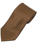 BG Solid Color 100% Silk Tie, Taupe