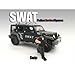 SWAT Team 4 Piece Figure Set For 1:18 Scale Models by American Diorama 77418,77419,77420,77421