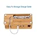 Wood Apple Watch Charging Stand，HBlife 3 USB Port 3.0 Hub Bamboo Charging Dock Station for 38mm and 42mm iWatch & iPhone X 8 6 6 Plus 5S 5 7 7 Plus and Most Smartphone