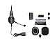 VXI BlueParrott B350-XT Bluetooth Factory Certified Refurbished Headset Bundle Bonus Pack | Includes AC Power Supply