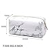 Marble Cosmetic Bag,Joyful Marble Makeup Toiletry Bag Pouch Organizer Case with Gold Zipper Marble Cute Pencil Bag Case for Women/Girls …