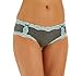 Free to Live 6 Pack Women's All Over Lace Trim Hipster Cotton Panties (Large)