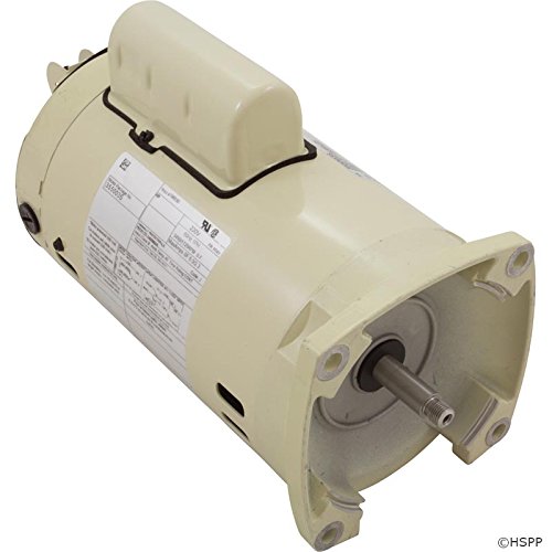 Pentair 355003S Almond 1 HP Single Phase Dual Speed Square Flange Motor Replacement, SuperFlo Inground Pool and Spa Pump