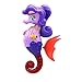 Fish Robot Toy Seahorse Toy Electric Bionic Fish with Smart Senor Diving Floating for Aquarium Pool Cute Magic Clownfish Electric Fishing Toy by Magical Imaginary (purple)