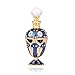 YUFENG 5ml Restoring Ancient Ways Hollow-Out Rattan Flower Perfume Bottles Empty Refillable (Blue)