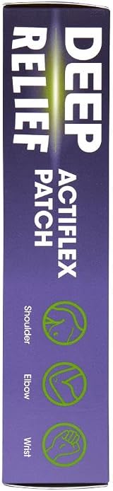 Mentholatum Deep Relief Actiflex Patch Pack of 4 Patches view 2