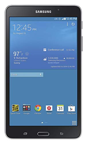 Samsung Galaxy Tab 4 4G LTE Tablet, Black 7-Inch 16GB (Sprint) (Renewed)