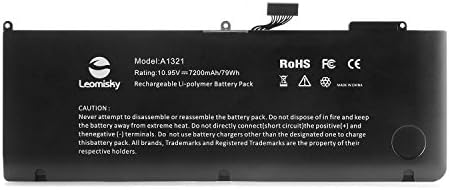 Leomisky 10.95V 7200mAh New Laptop Battery for Apple MacBook Pro 15" A1321 A1286 (Only for Mid 2009 2010 Version), MB985/986 MC118 Series Notebook Battery with 3 Free Screwdrivers - 12 Months Warranty