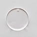 MEYA Set of 15pcs High Clear Blank Acrylic Discs ,Acrylic Round Sheet With Hole 1/8